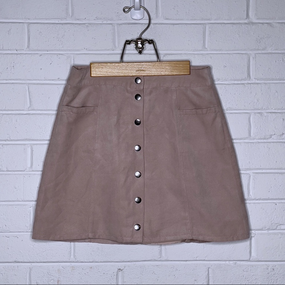 Divided by H&M snap-up skirt